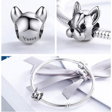 925 Sterling Silver Frenchie Charm