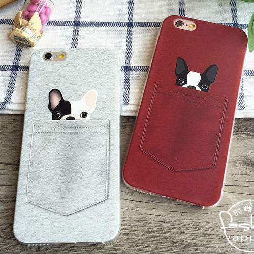 Frenchie Pocket Case for iPhone and Samsung Galaxy