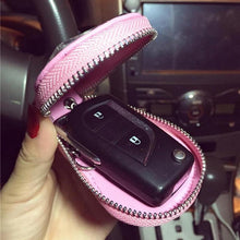 French Bulldog Car Key Leather Holder