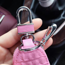 French Bulldog Car Key Leather Holder