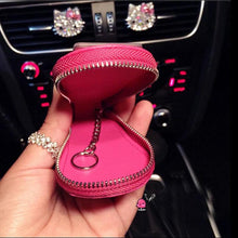 French Bulldog Car Key Leather Holder